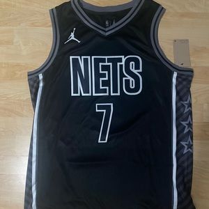 Kevin Durant Jersey Brooklyn Nets Size XL 52 Black